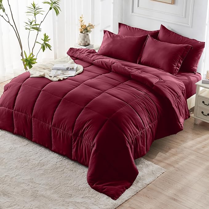 Down Alternative Comforter Set - Full - 7 Piece