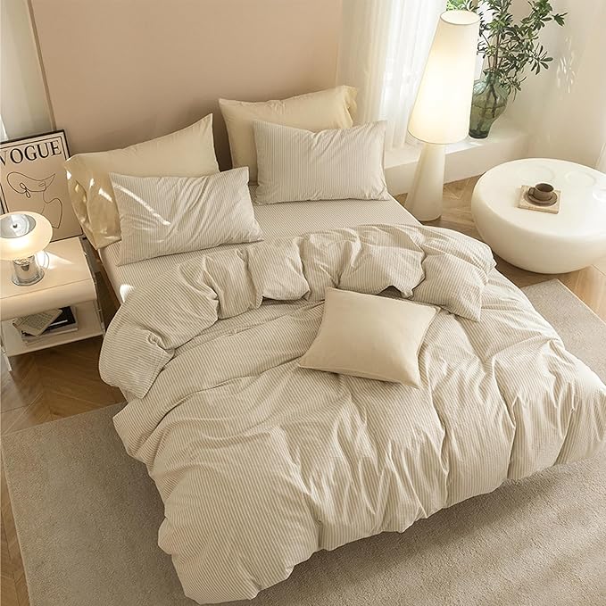 Linen Duvet Cover Set - King - 3 Piece