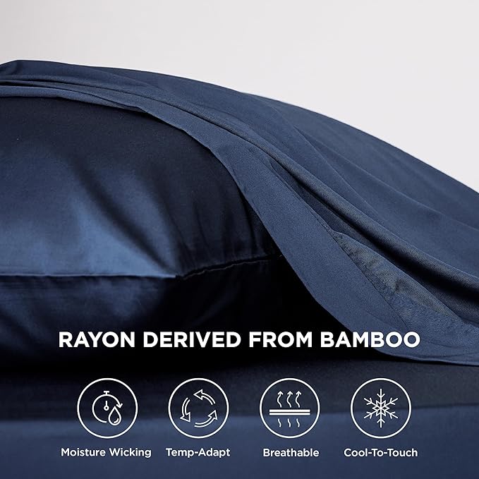 Bamboo Cooling Bed Sheet Set - Twin XL