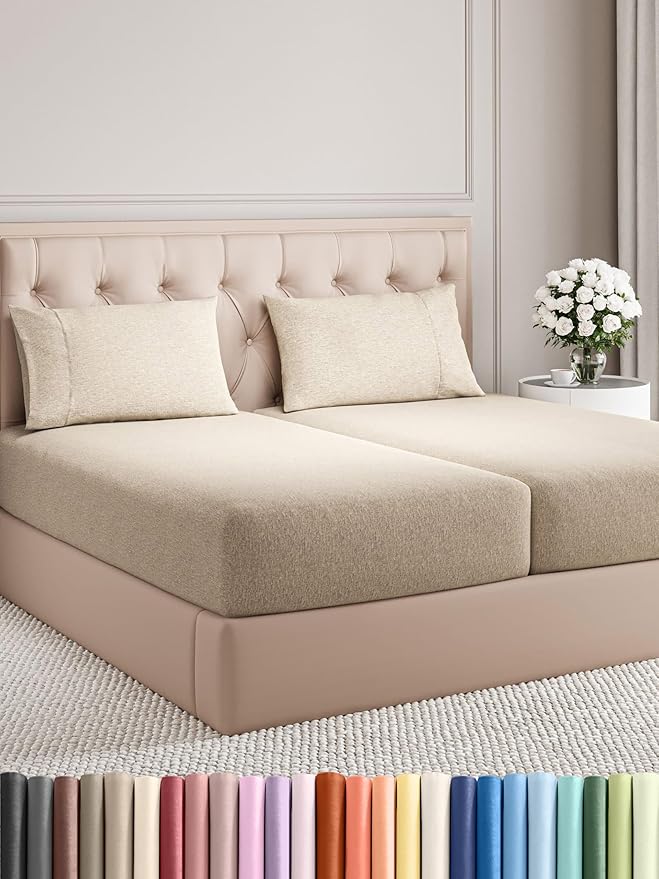 Cooling Bed Sheet Set - Split King - 5 Piece