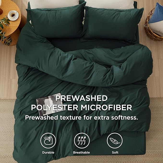Duvet Cover Set - Queen - 90 x 90 in - 4 Piece