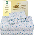 100% Cotton Bed Sheet Set - Queen - 4 Piece