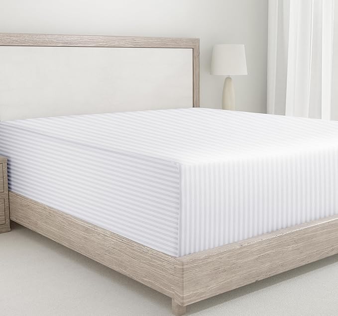 100% Cotton Fitted Sheet - Queen