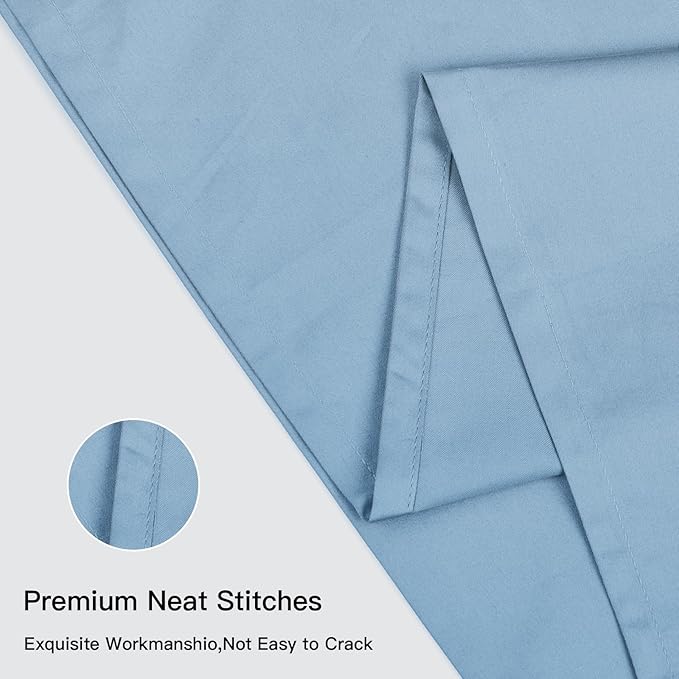 100% Cotton Pillowcase Set - Queen - 20 x 30 in - 2 Piece
