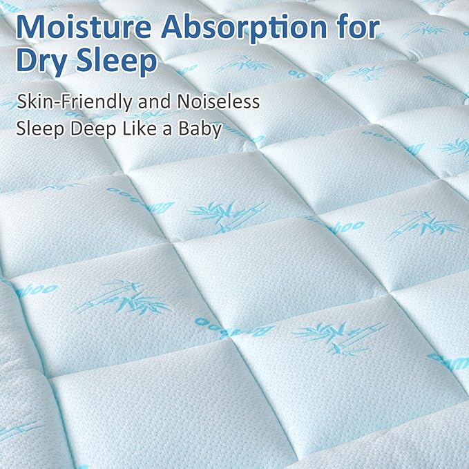 Bamboo Cooling Mattress Topper - Full