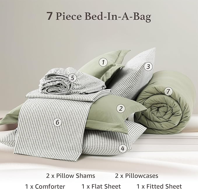 Comforter Set - Full - 7 Piece
