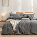 Linen Duvet Cover Set - King - 3 Piece