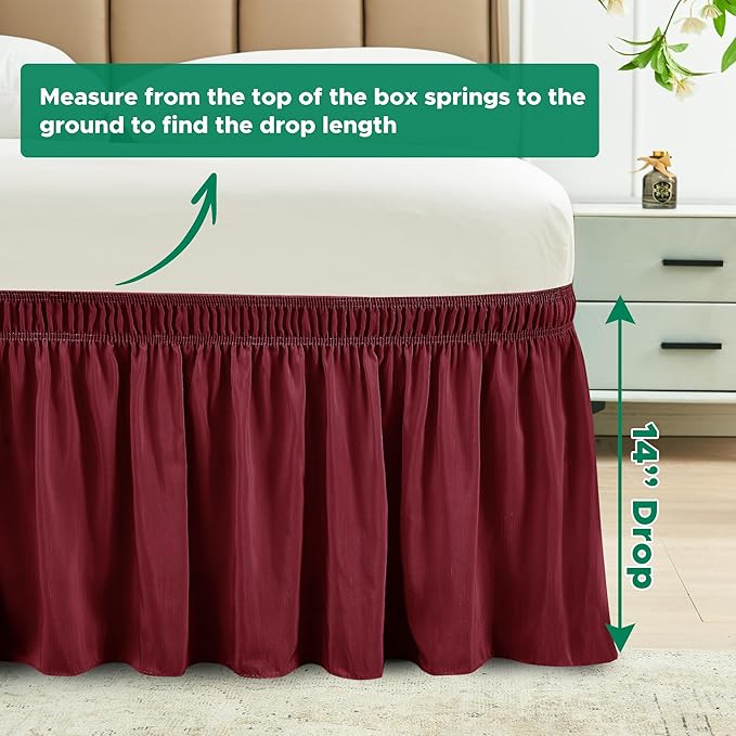 Bed Skirt - Queen - 14 in Drop