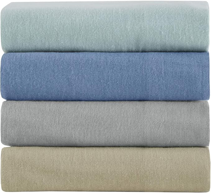 Flannel Bed Sheet Set - King - 4 Piece