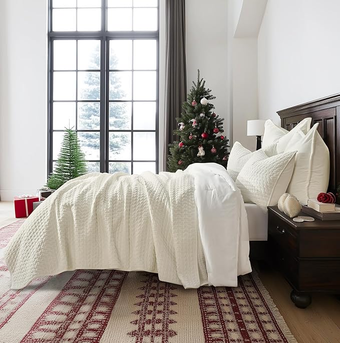 Velvet Quilt Set - Queen - 3 Piece