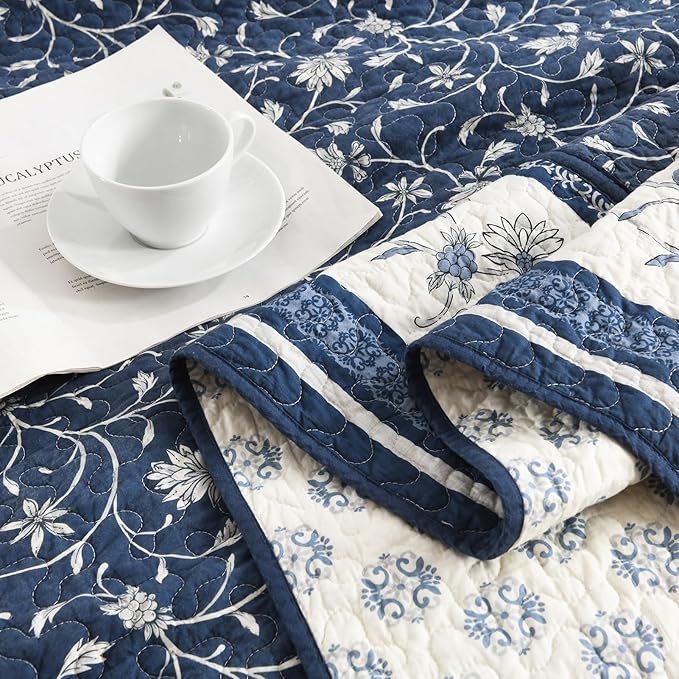 100% Cotton Bedding Set - Queen - 3 Piece