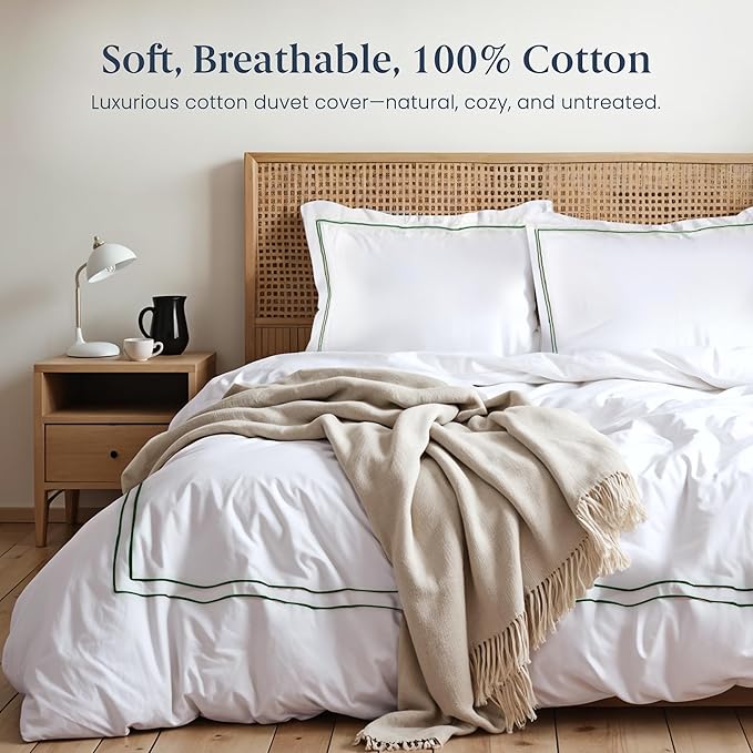 100% Cotton Duvet Cover Set - Twin XL - 2 Piece
