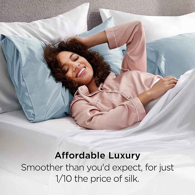 Satin Pillowcase Set - Standard - 20 x 26 in - 2 Piece