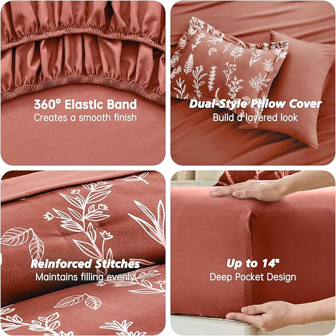 Comforter Set - King - 7 Piece