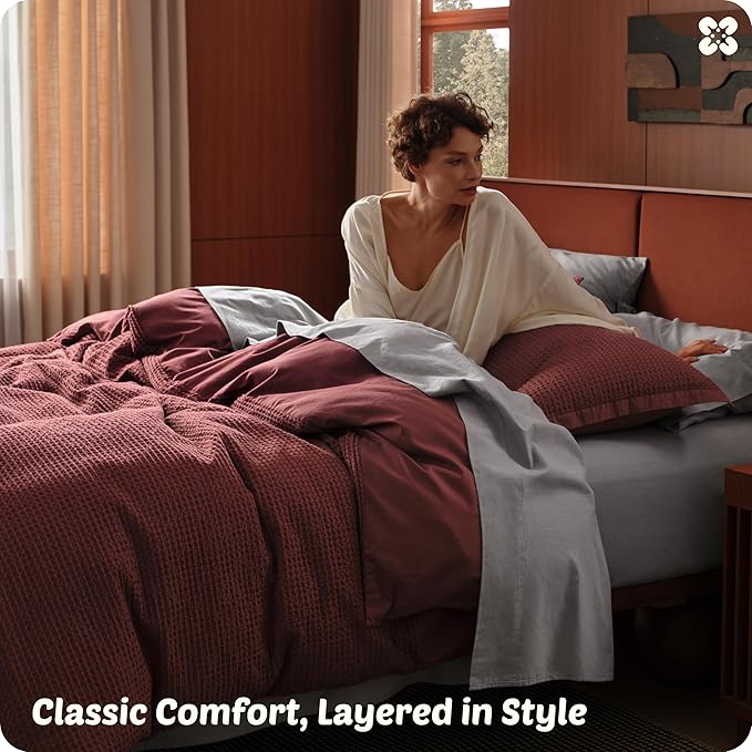 100% Cotton Duvet Cover Set - Queen - 3 Piece