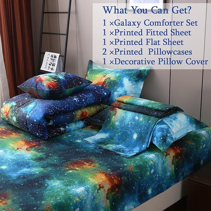 Comforter Set - Twin - 6 Piece
