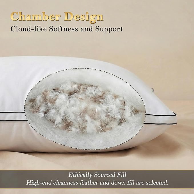 Bed Pillow - Queen - 2 Piece