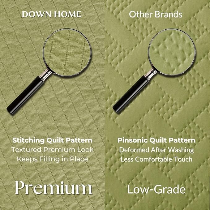 Microfiber Quilt Set - King