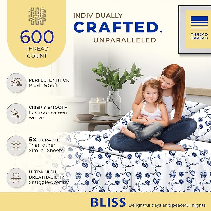 Cooling Bed Sheet Set - Twin XL - 16 in Deep Pocket - 3 Piece