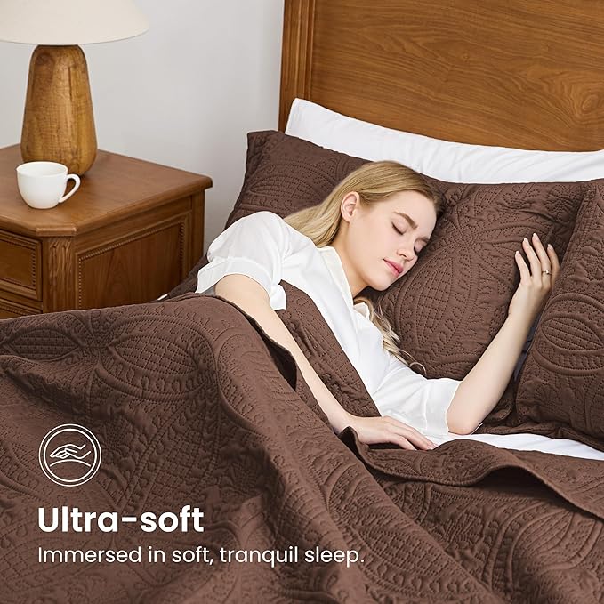Quilt Set - Full - 3 Piece