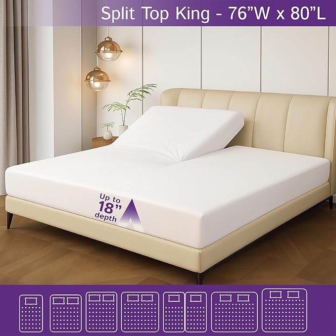 Waterproof Mattress Protector - King