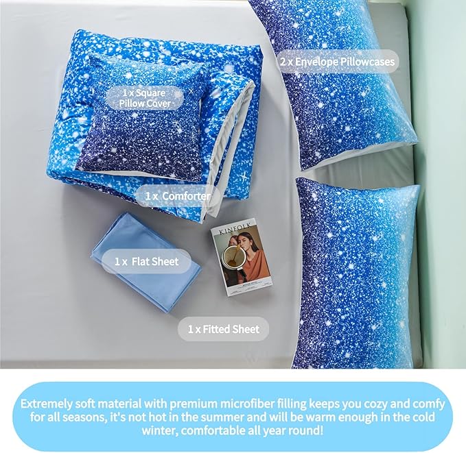 Comforter Set - Queen - 6 Piece