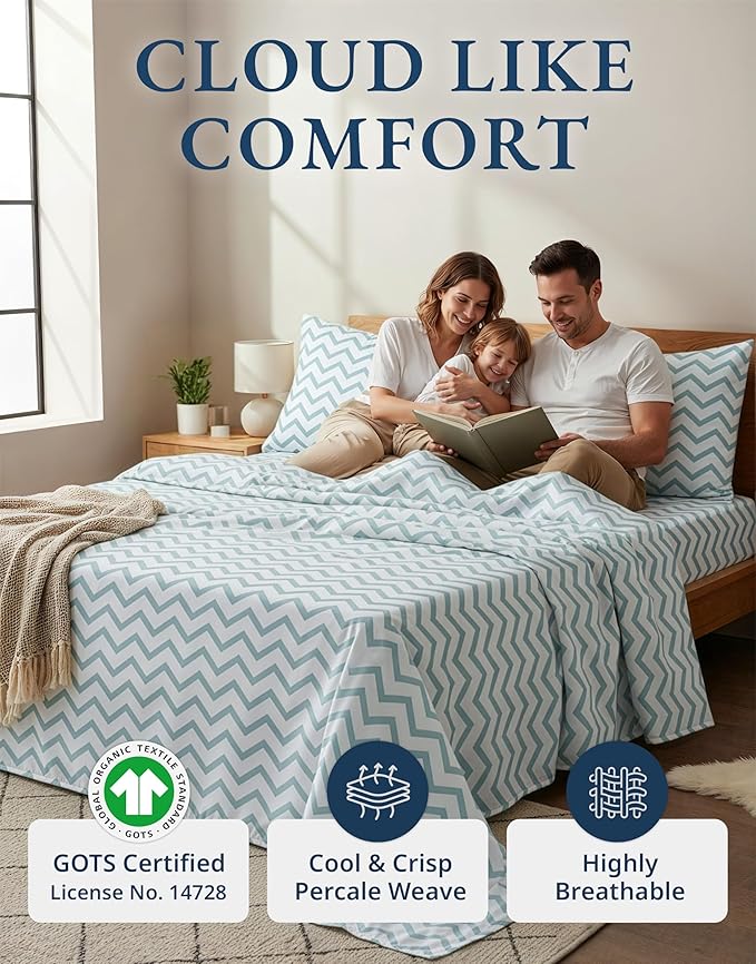 Linen Bed Sheet Set - California King - 4 Piece