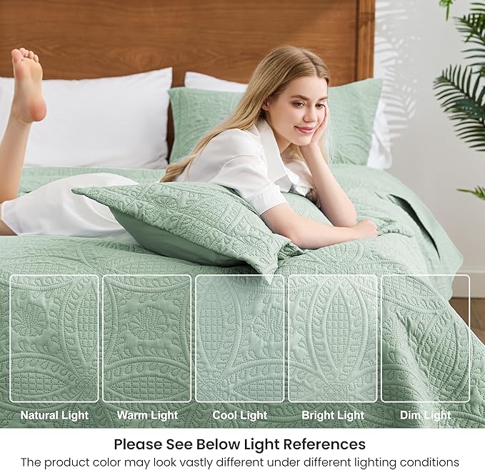 Quilt Set - Full - 3 Piece