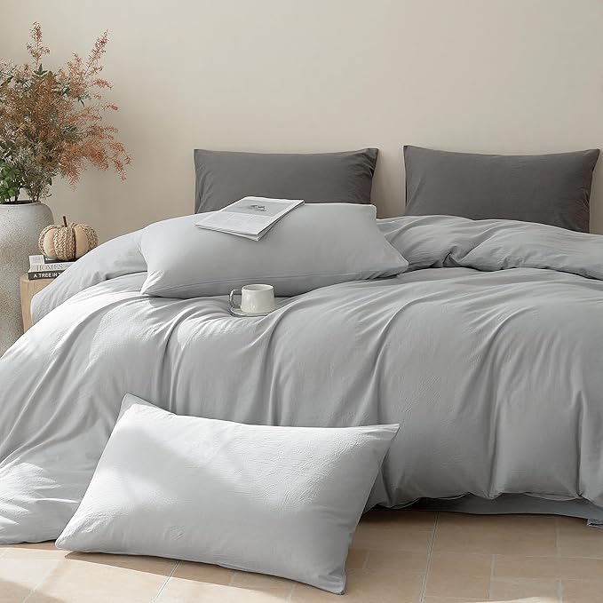 Linen Duvet Cover Set - Queen
