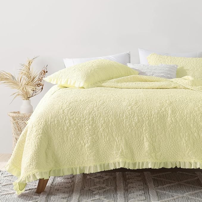 Microfiber Quilt Set - King - 3 Piece