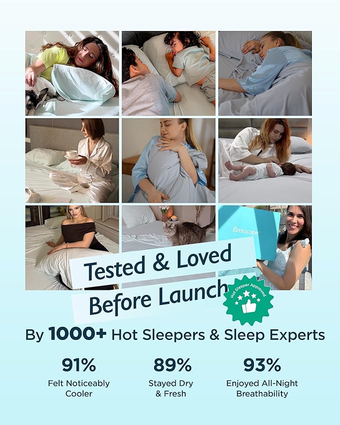Cooling Pillowcase Set - King - 2 Pack