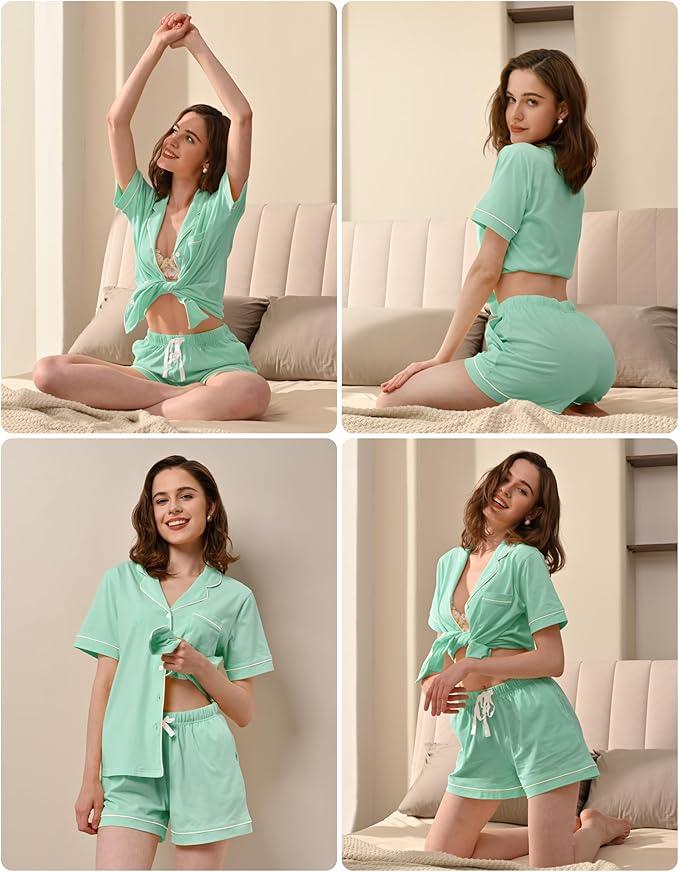 Women's 100% Cotton Pajama Set - 2 Piece