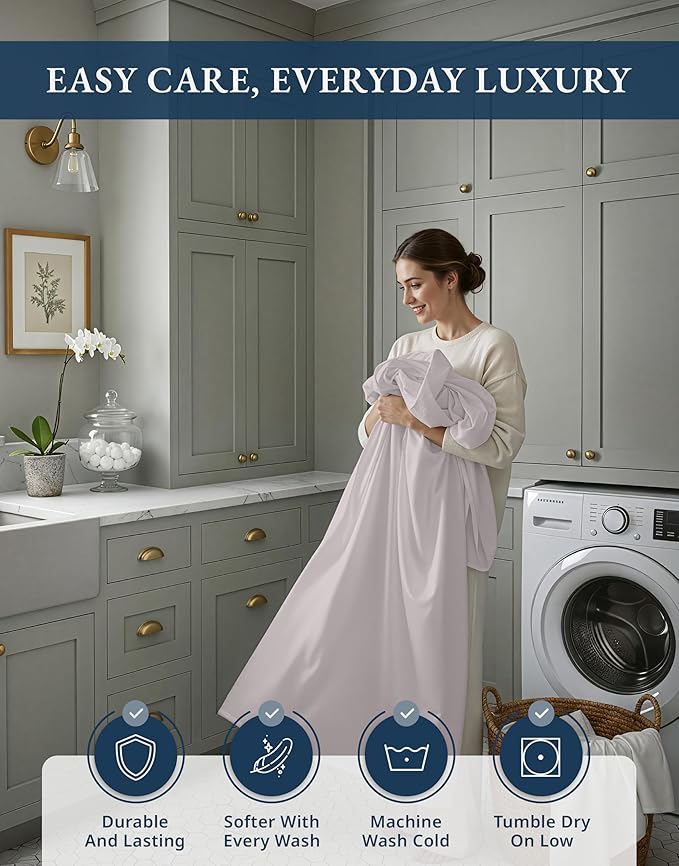 Linen Bed Sheet Set - King