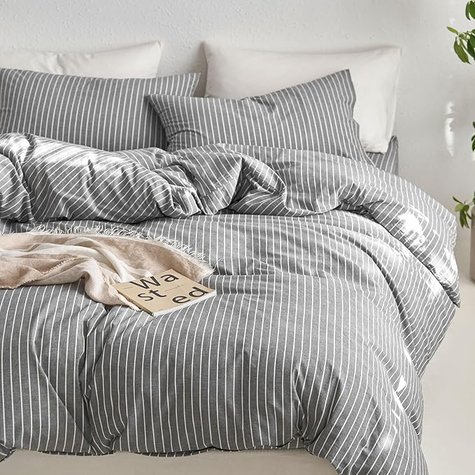 Linen Duvet Cover Set - Queen