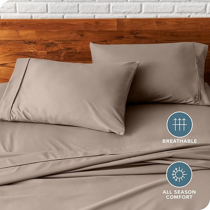 Microfiber Cooling Pillowcase Set - King - 2 Pack - 2 Piece