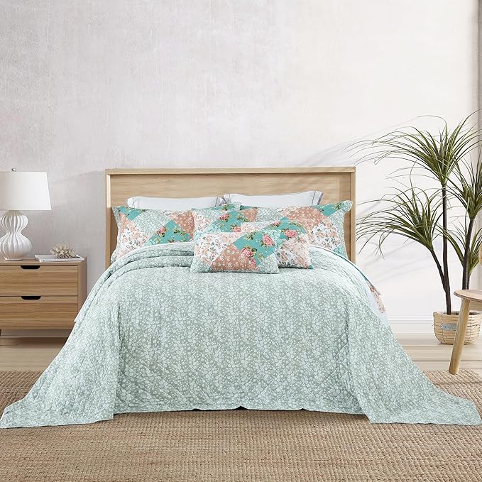 Microfiber Quilt - King - 6 Piece