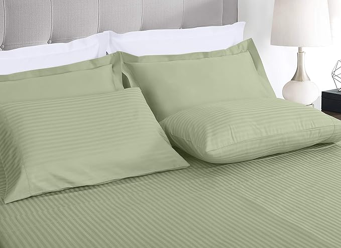 100% Cotton Cooling Bed Sheet Set - Queen - 4 Piece