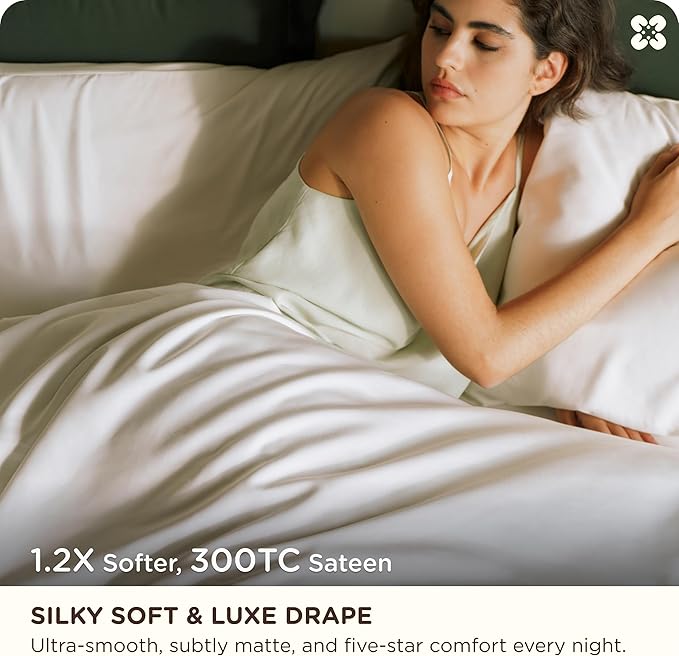 Bamboo Cooling Bed Sheet Set - California King - 18 in Deep Pocket - 4 Piece