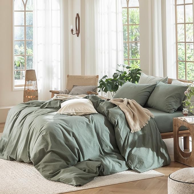 Linen Duvet Cover Set - King