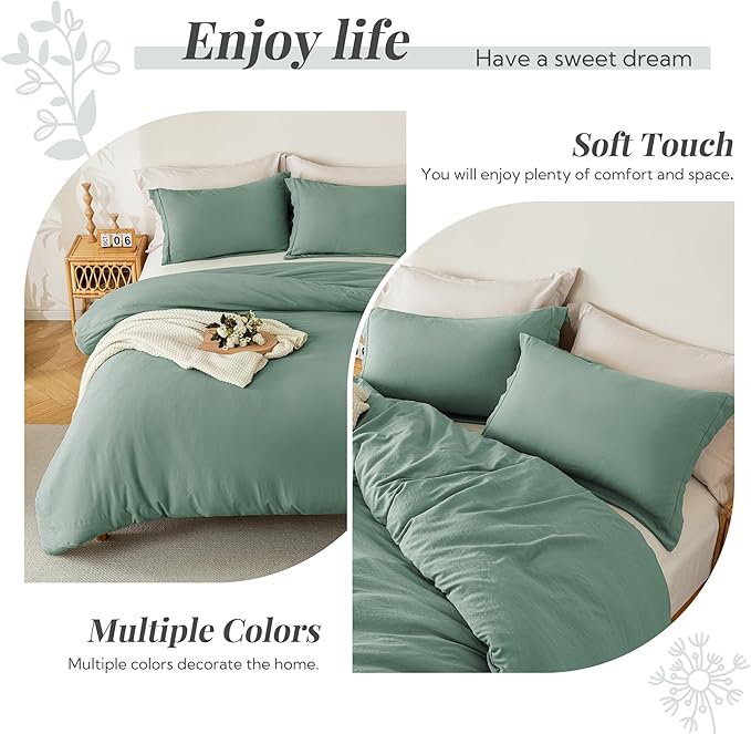 Microfiber Duvet Cover Set - 3 Piece