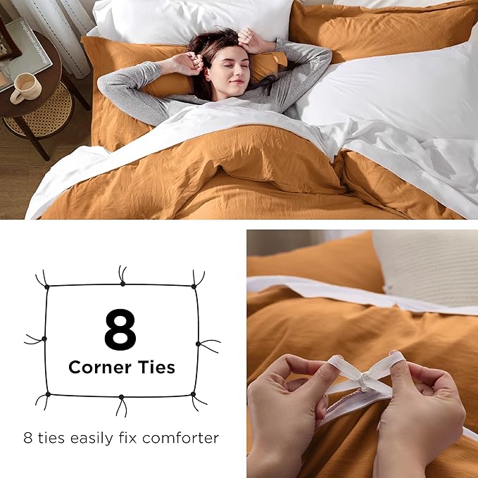 Duvet Cover Set - Full - 80 x 90 in - 3 Piece