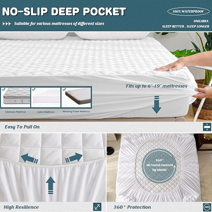Waterproof Mattress Pad - Full