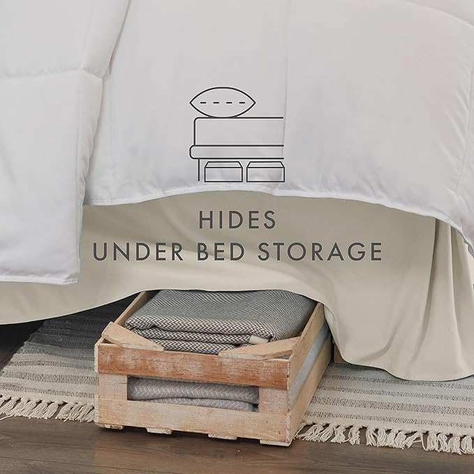 Linen Bed Skirt - King