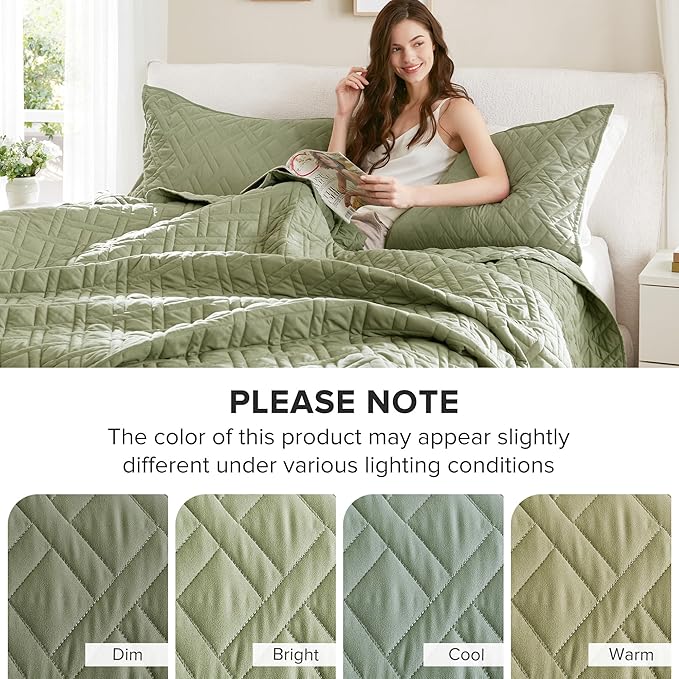 Quilt Set - King - 3 Piece