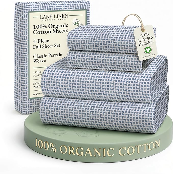 Linen Bed Sheet Set - Full - 4 Piece