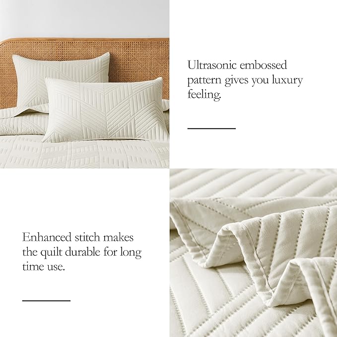 Microfiber Quilt Set - King