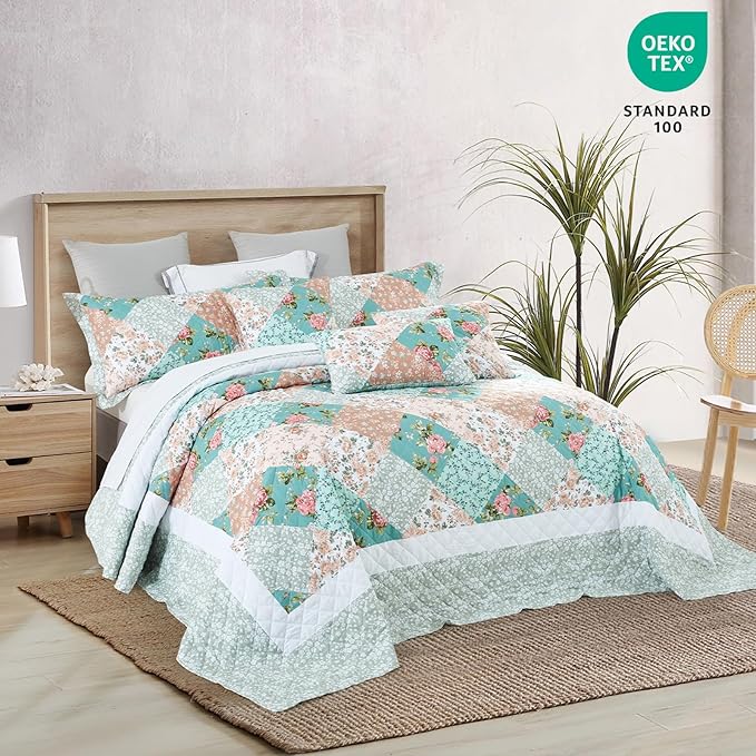 Microfiber Quilt - King - 6 Piece
