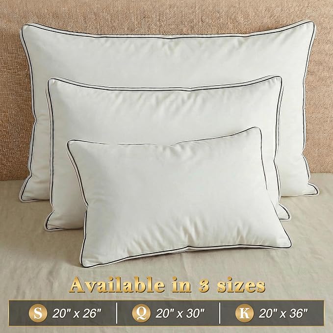 Bed Pillow - Queen - 2 Piece