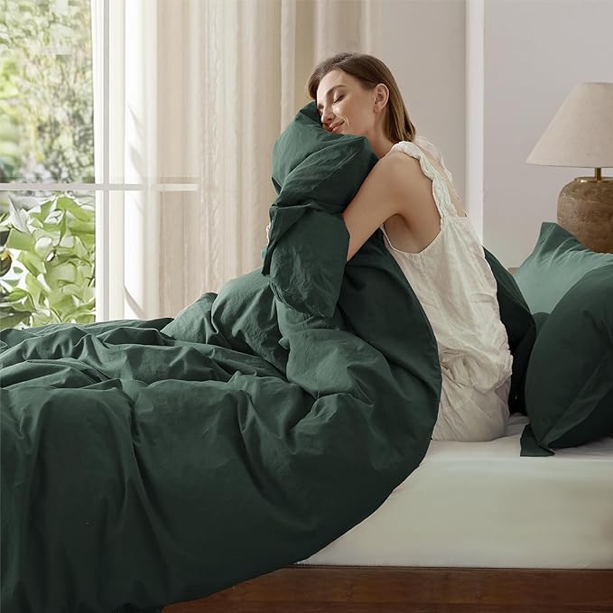 Linen Duvet Cover Set - Queen