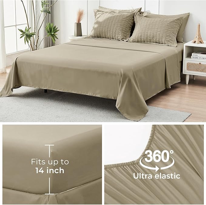 Linen Comforter Set - Full - 7 Piece